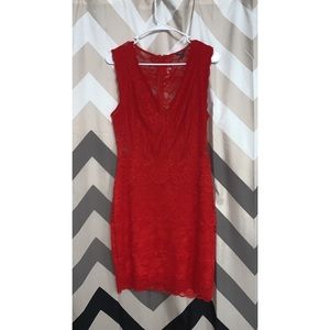 GUESS Katrina Lace Illusion dress